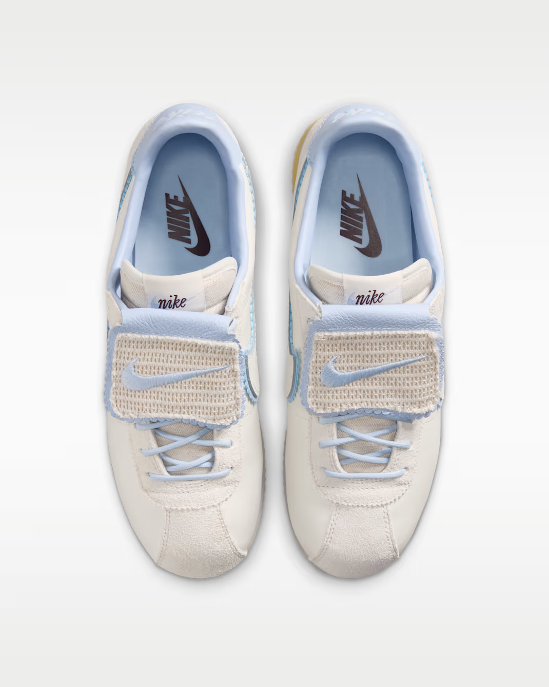 IW6363-117 Nike Cortez Sail Hydro Blue (Women's)