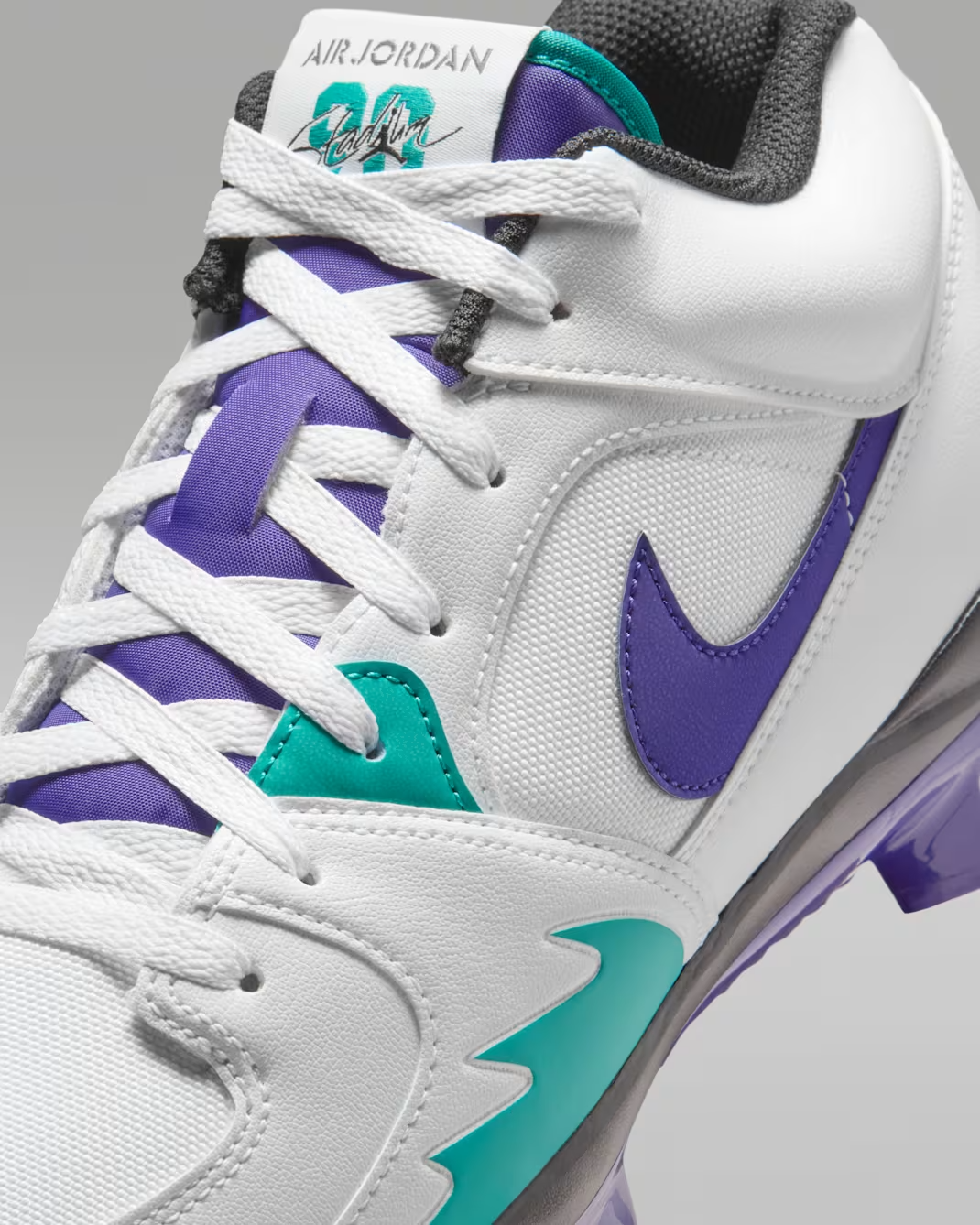 HQ0211-105 Nike Jordan Stadium 90 LOW MCS White New Emerald Black Grape (Men's)
