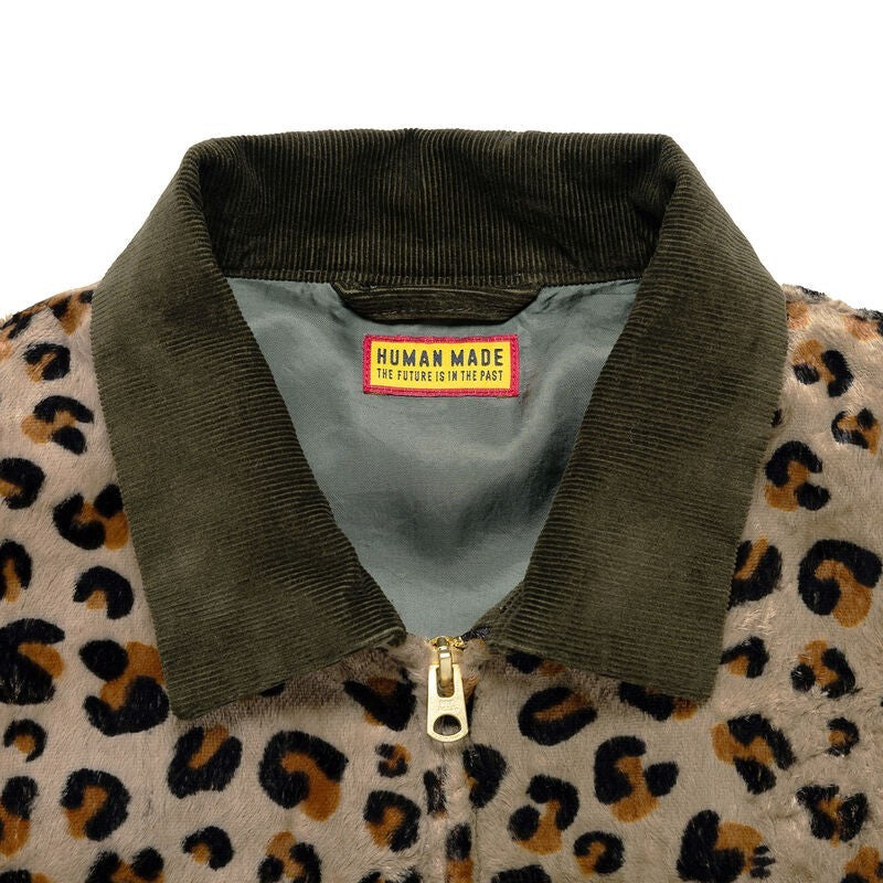 HUMAN MADE Leopard Jacket Olivedrab