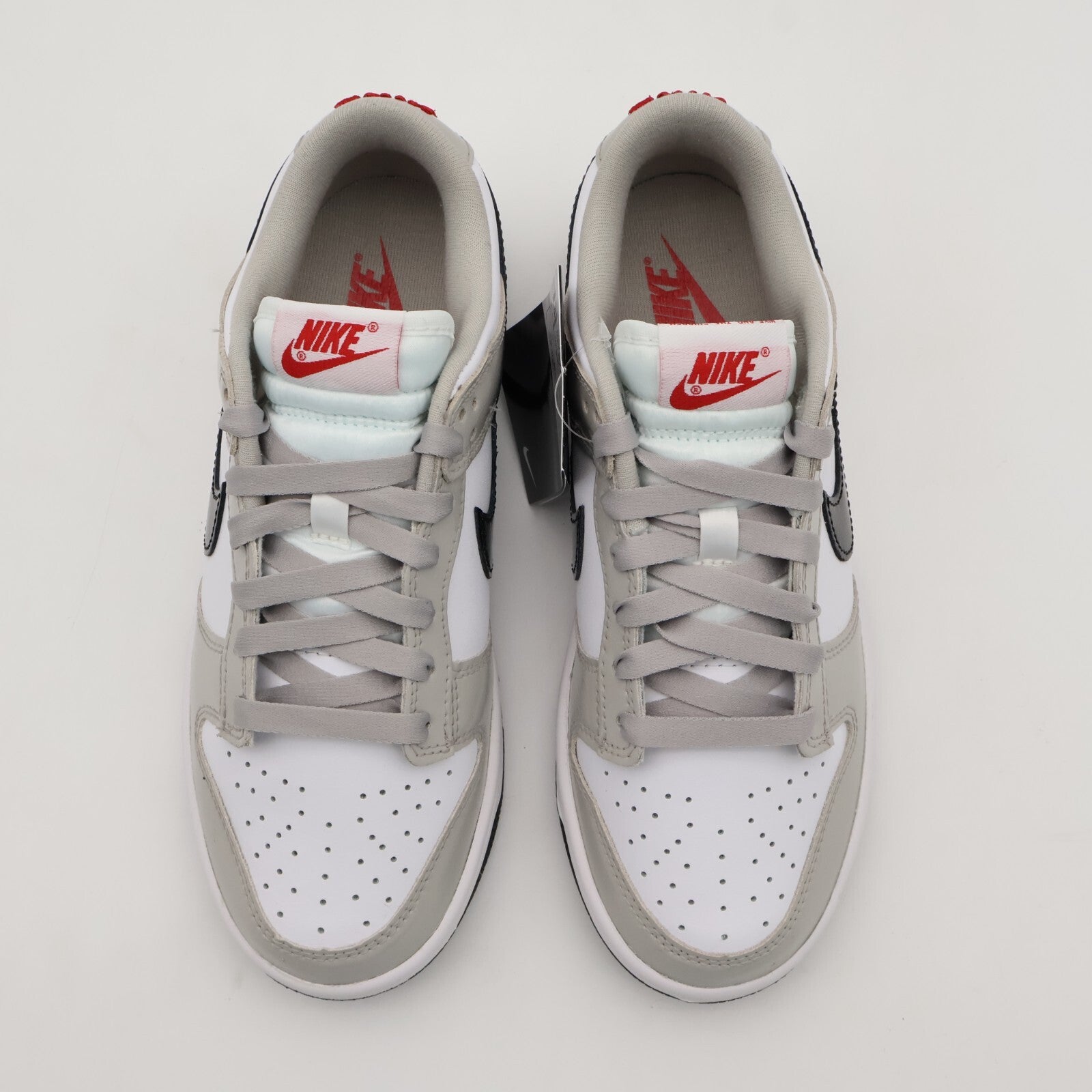 DQ7576-001 Nike WMNS Dunk Low ESS Light Iron Ore Black White Grey Steel Gray