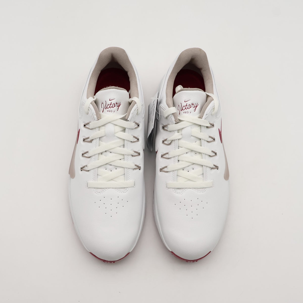 HM9220-103 Nike Victory Pro 4 Golf Shoes Wide Summit White Taupe Grey Team (Men'