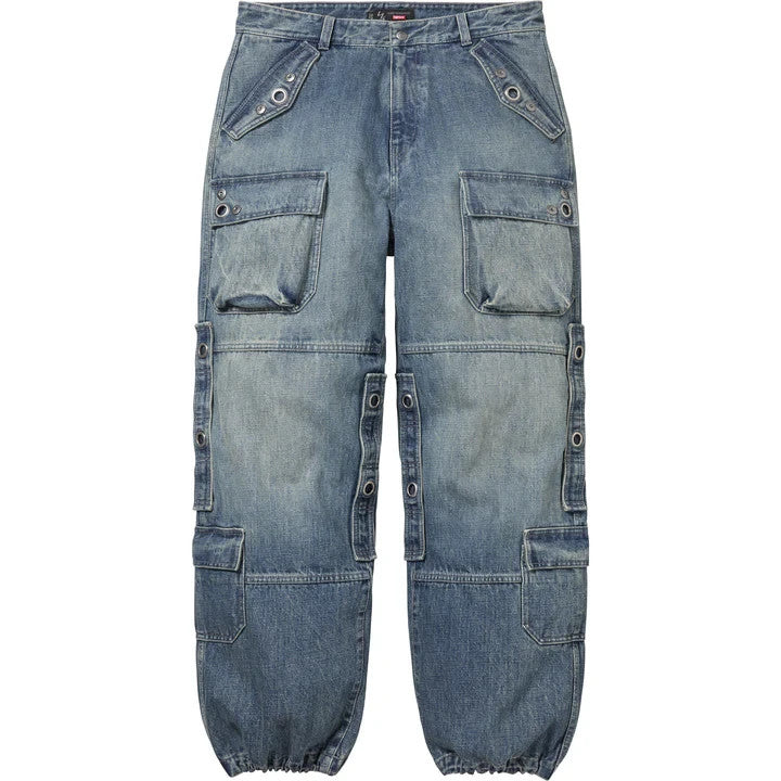 Supreme Y's by Yohji Yamamoto Denim Utility Pant Washed Blue