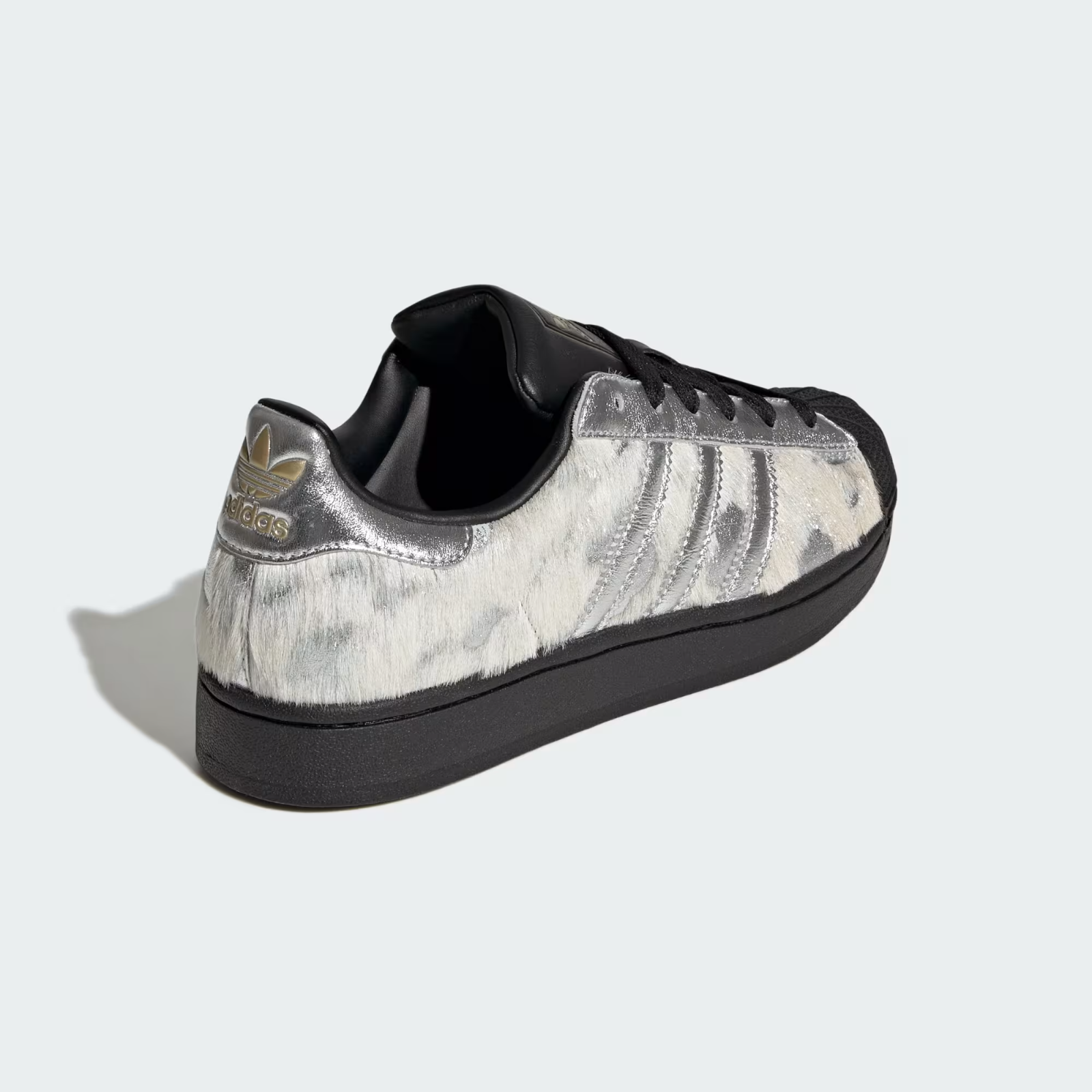KJ4863 adidas Superstar 2 "Cream White/Silver Metallic/Core Black" (Women's)