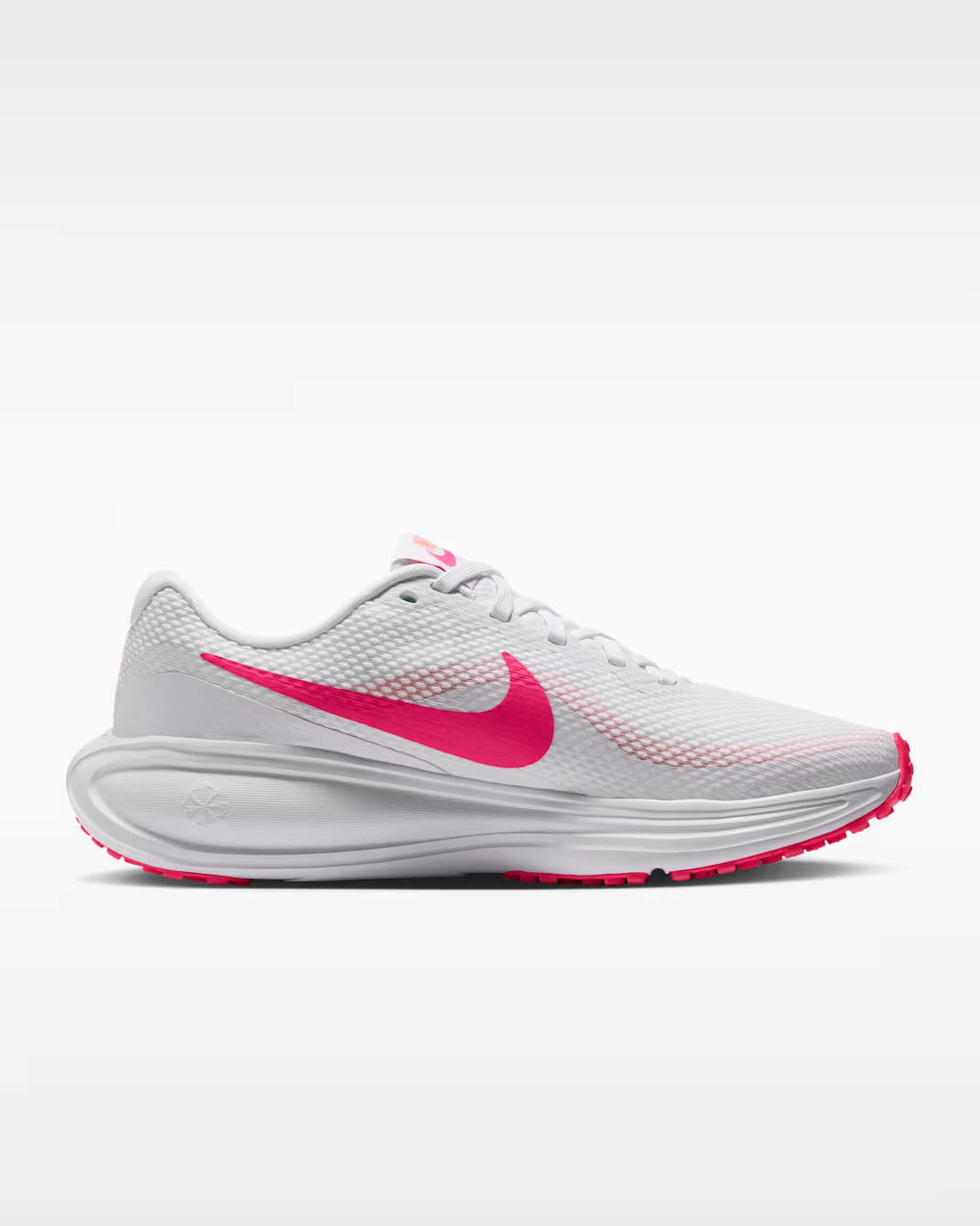 HJ8485-116 Nike Revolution 8 "White/Crimson Bliss" (Women's)