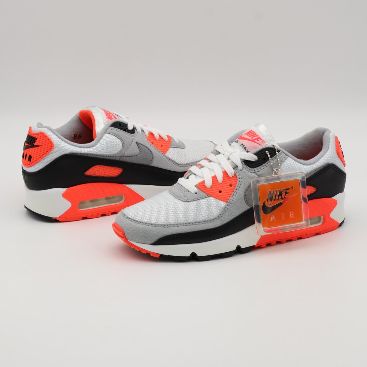 CT1685-100 Nike Air Max 90 III Infrared Radian Red White Black Cool Gray (Men's)
