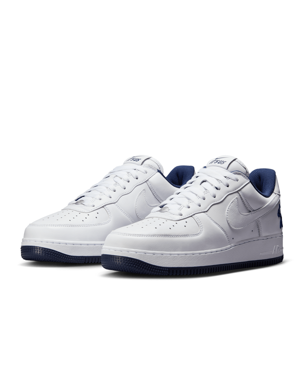 IB5720-100 Lil Yachty Nike Us Force 1 Air Force 1 Low White and Midnight (Men's)