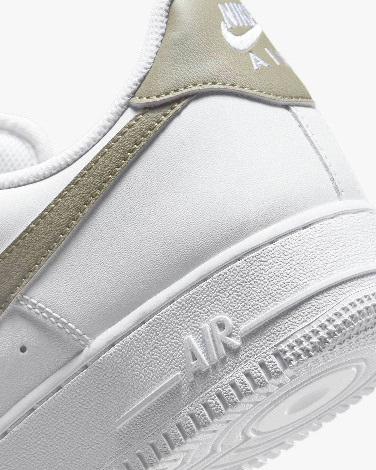 FJ4146-116 Nike Air Force 1 Low '07 White Light Army (Men's)