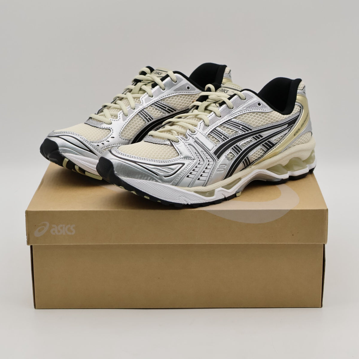 1203A537-200 Asics Gel-Kayano 14 Birch Pure Silver (Men's)