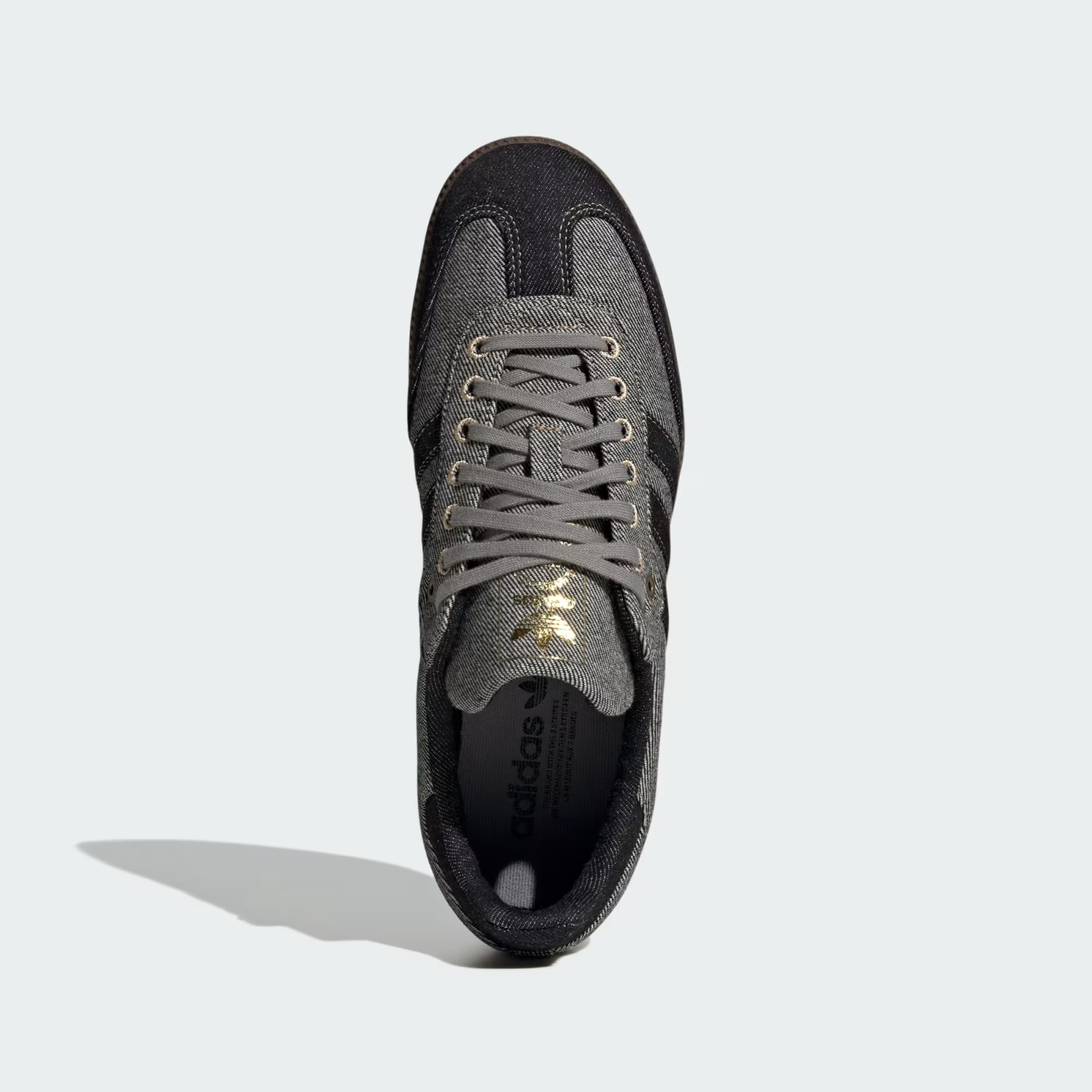 KJ8859 adidas Originals Samba OG Grey Core Black Gum (Men's)