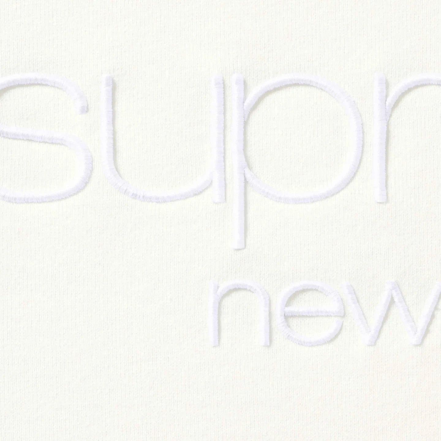 Supreme Classic Logo Hooded Sweatshirt White