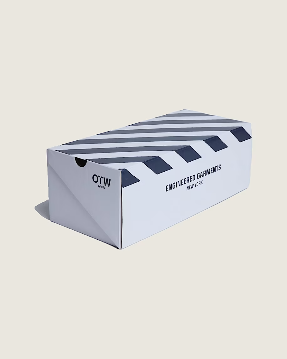 VN000EBPY61 Engineered Garments OTW by Vans Classic Slip-On 98 Black Blue(Men's)
