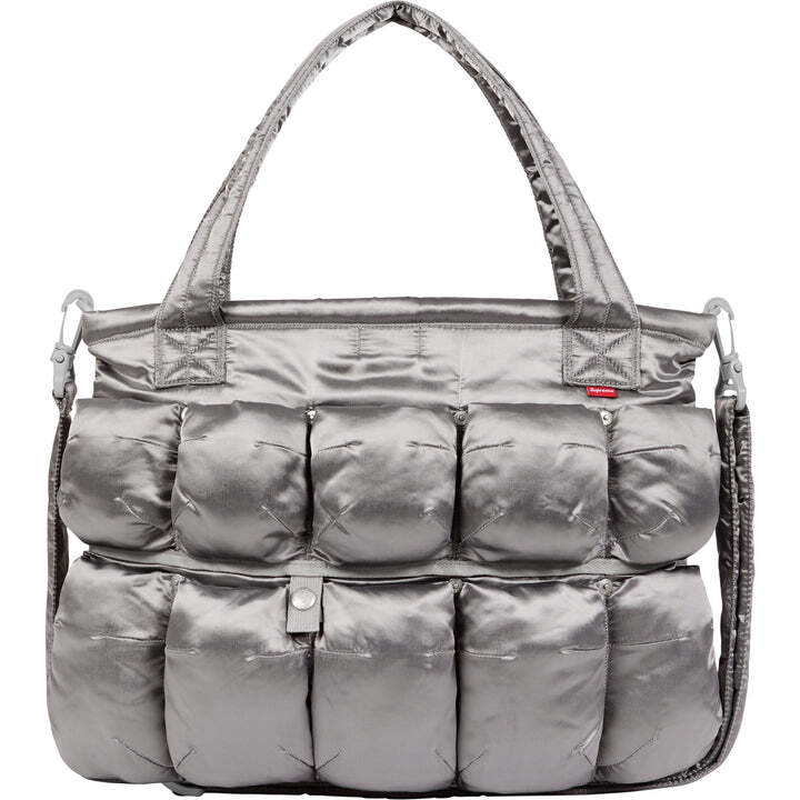 Supreme Marithe Francois Girbaud Pokachu Puffer Tote Bag Silver