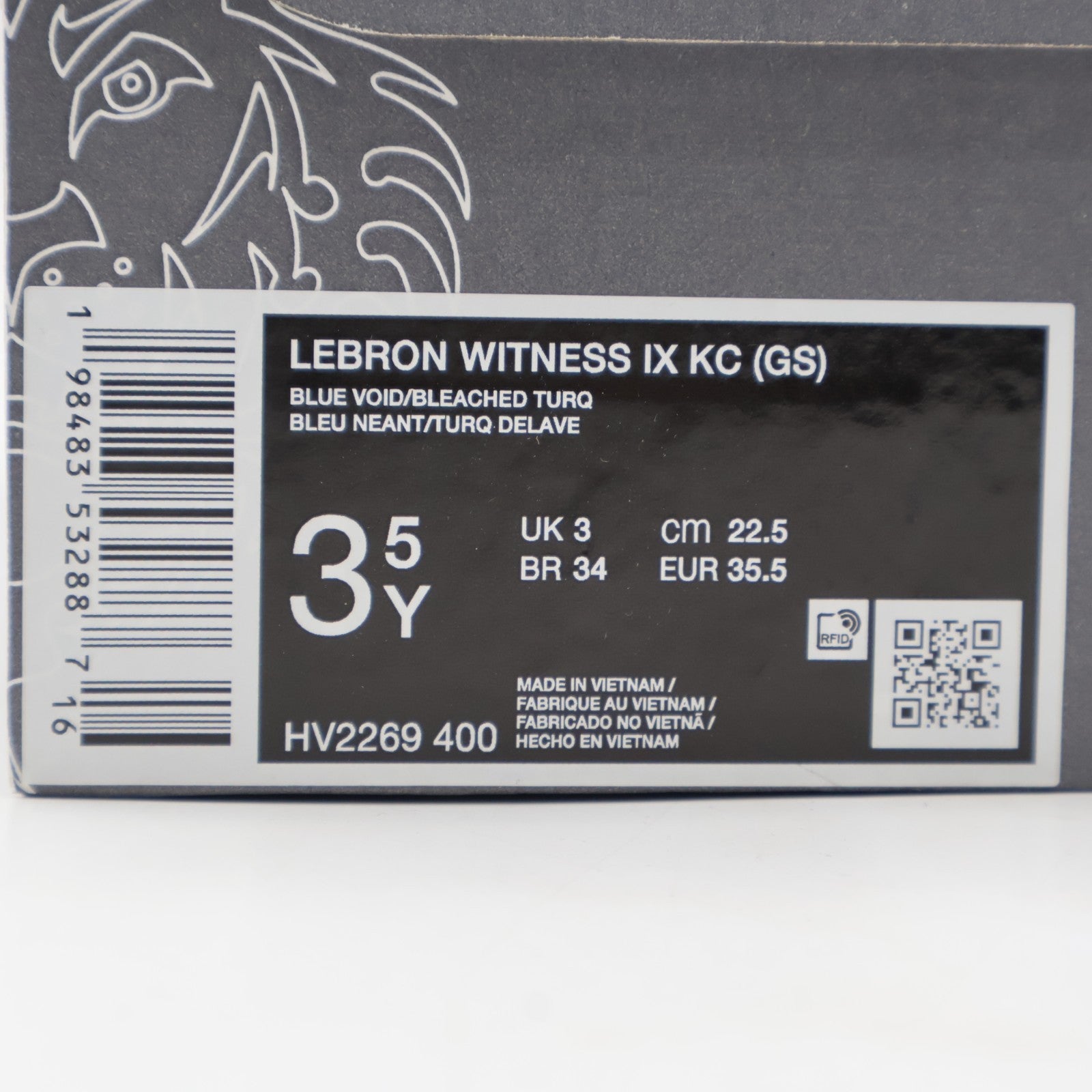 HV2269-400 Nike GS LeBron Witness 9 King Of The Court