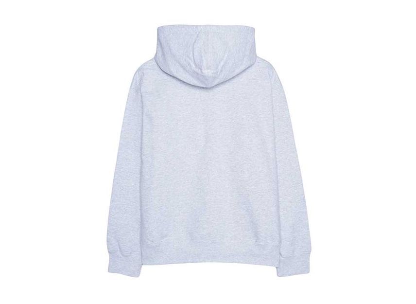 Supreme S Logo Zip Up Hooded Sweatshirt Ash Grey
