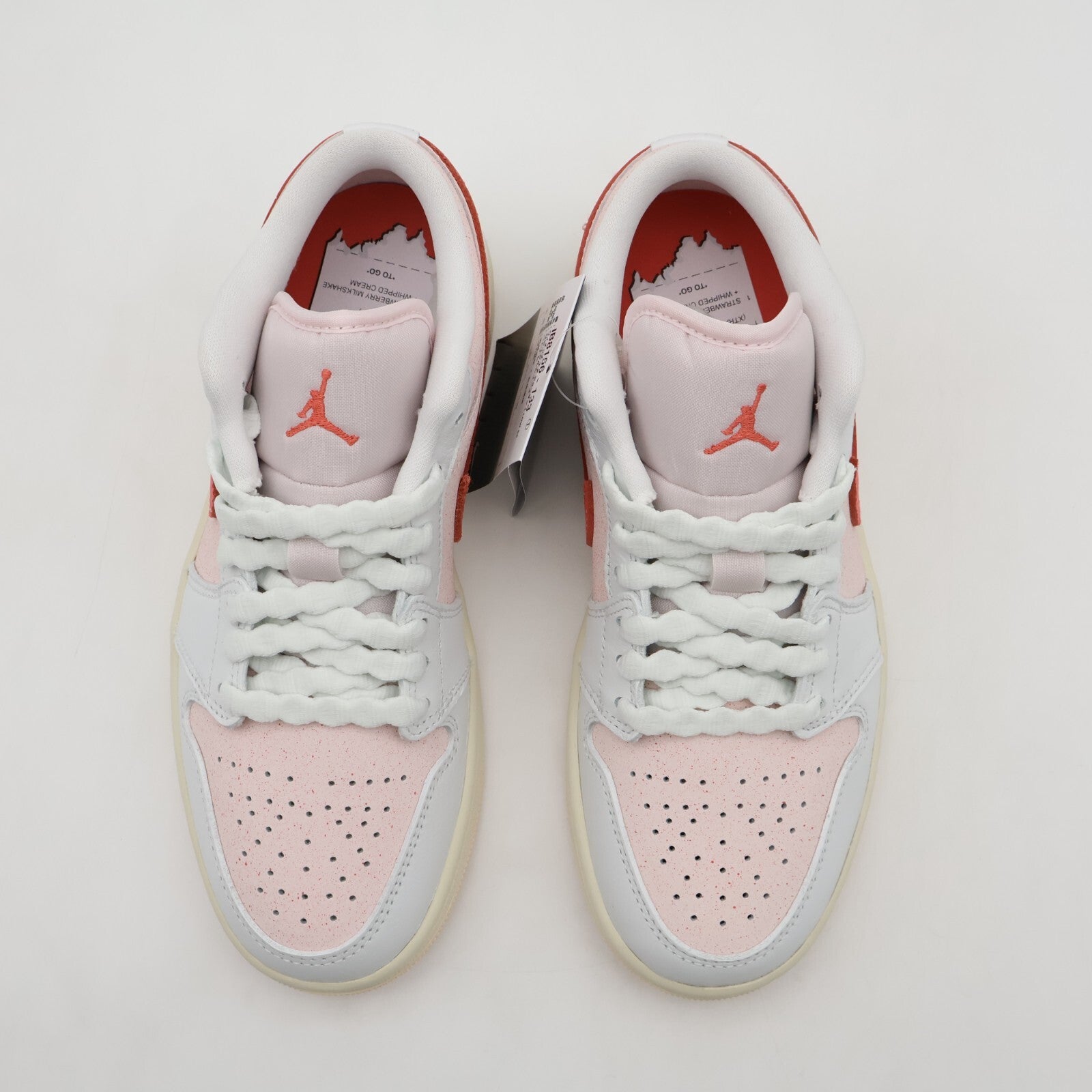 IB8156-133 Nike Air Jordan 1 Low SE Strawberry Milkshake (Women's)