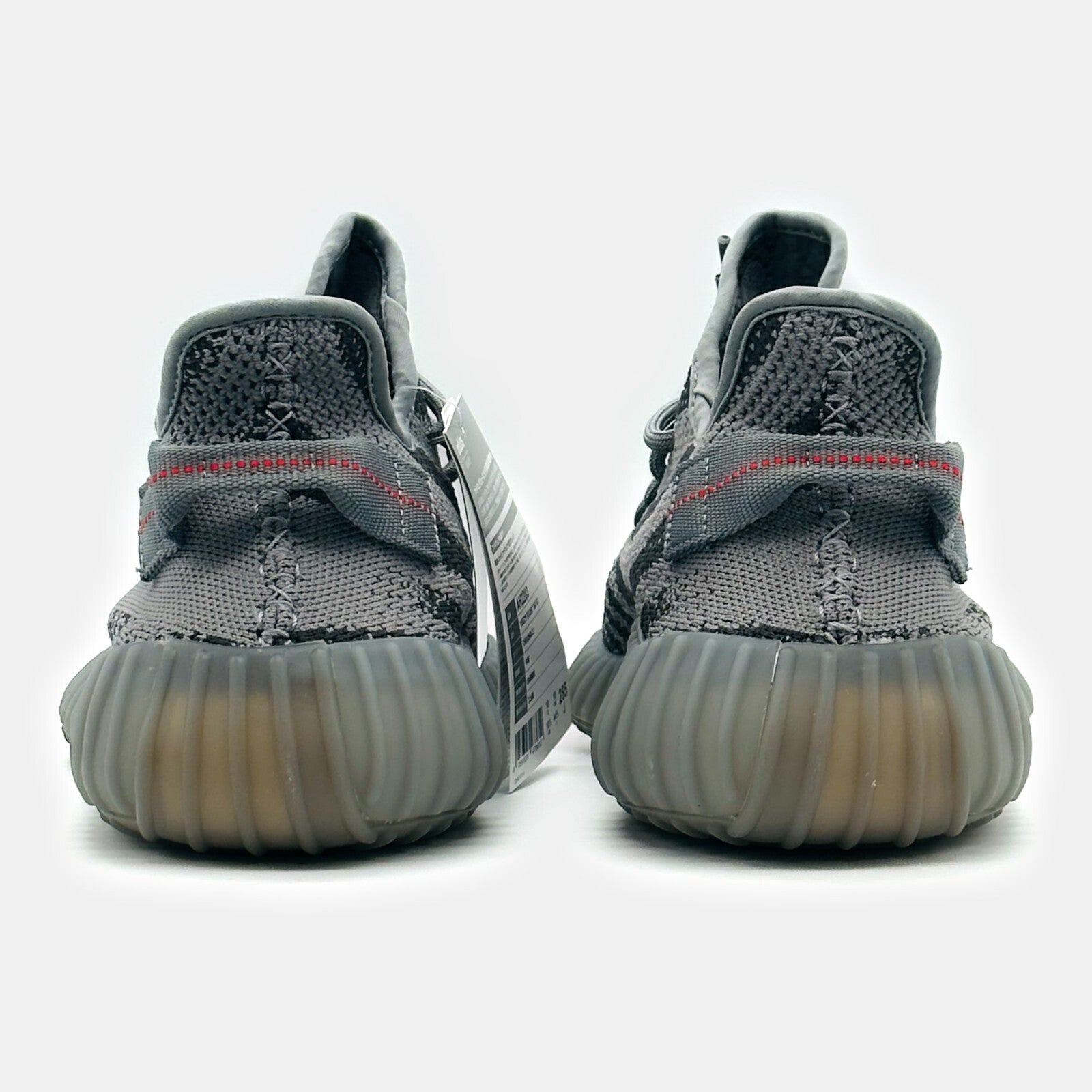 AH2203 Adidas Yeezy Boost 350 V2 Beluga 2.0 Grey Bold Orange DGH Solid Red Mens