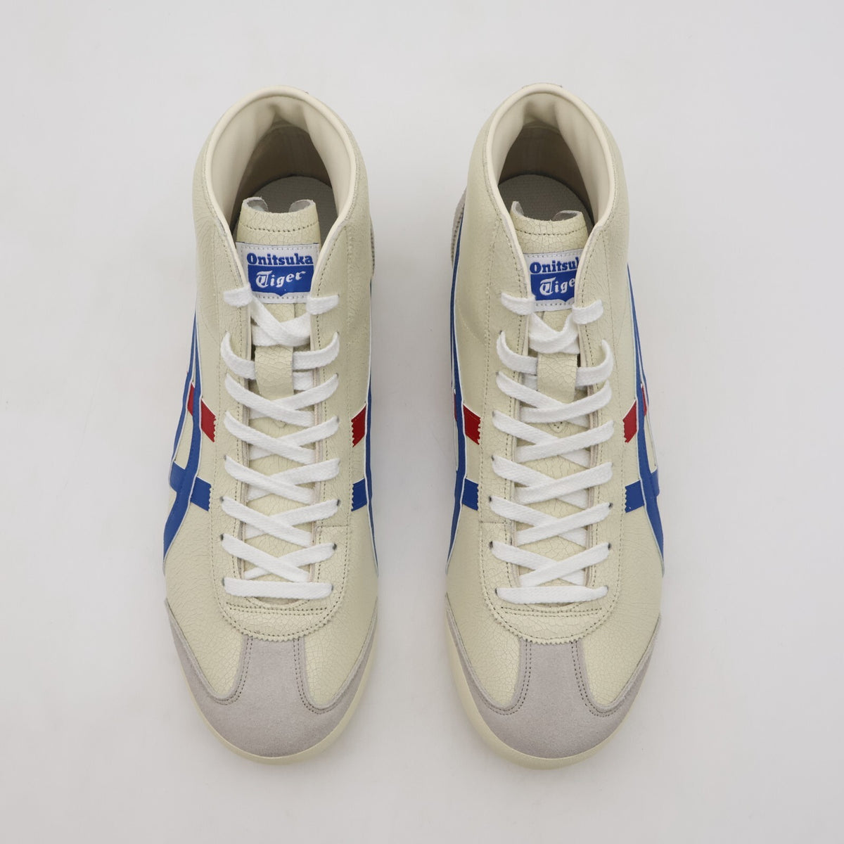 1183B577-102 Onitsuka Tiger Mexico Mid Runner White Blue (Men's)