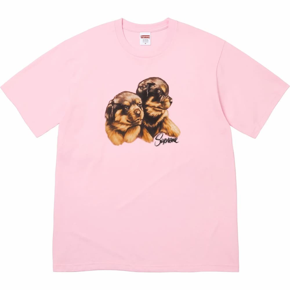 Supreme Puppies Tee Light Pink