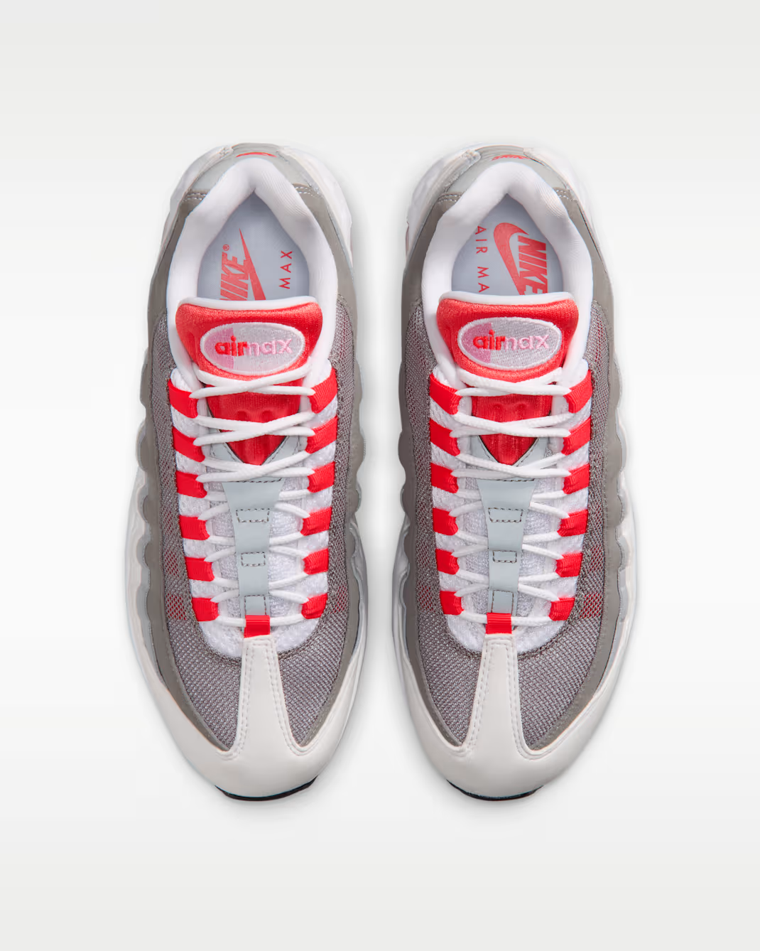 HJ5996-101 Nike Air Max 95 Big Bubble "White/Light Crimson" (Women's)