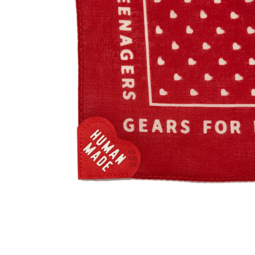 HUMAN MADE Big Bandana Red