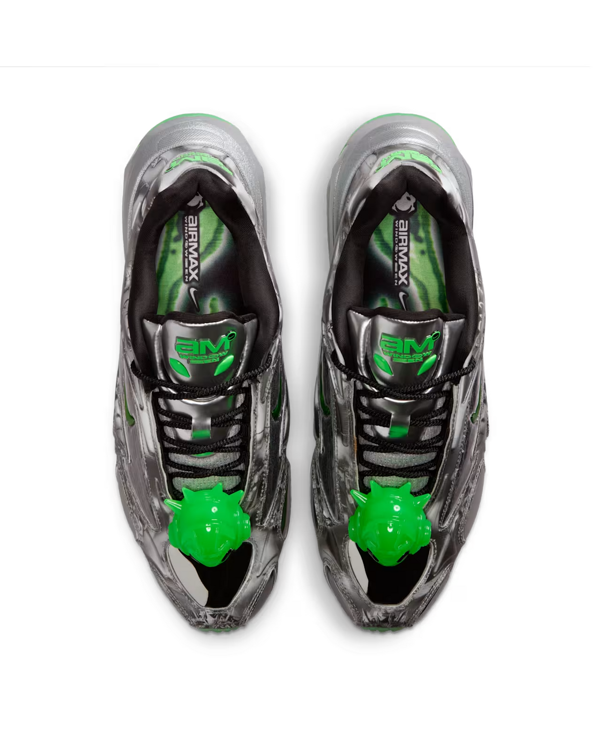 IH2120-002 Windowsen Nike Air Max Muse Metallic Silver Rage Green (Women's)