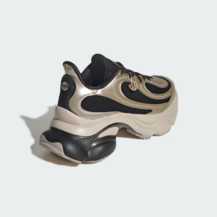 KI0583 adidas Originals Ozvenuz Core Black Cyber Metallic Wonder Beige (Women's)