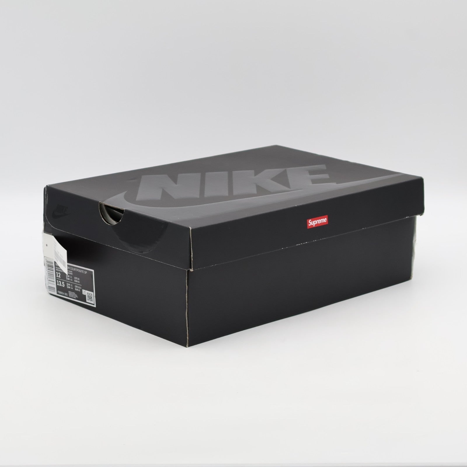 FB8934-001 Supreme Nike Air Zoom Courtposite Black Metallic Silver (Men's)