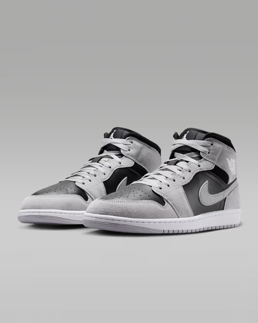 DQ8426-008 Nike Air Jordan 1 Mid "Smoke Grey/Black" (Men's)
