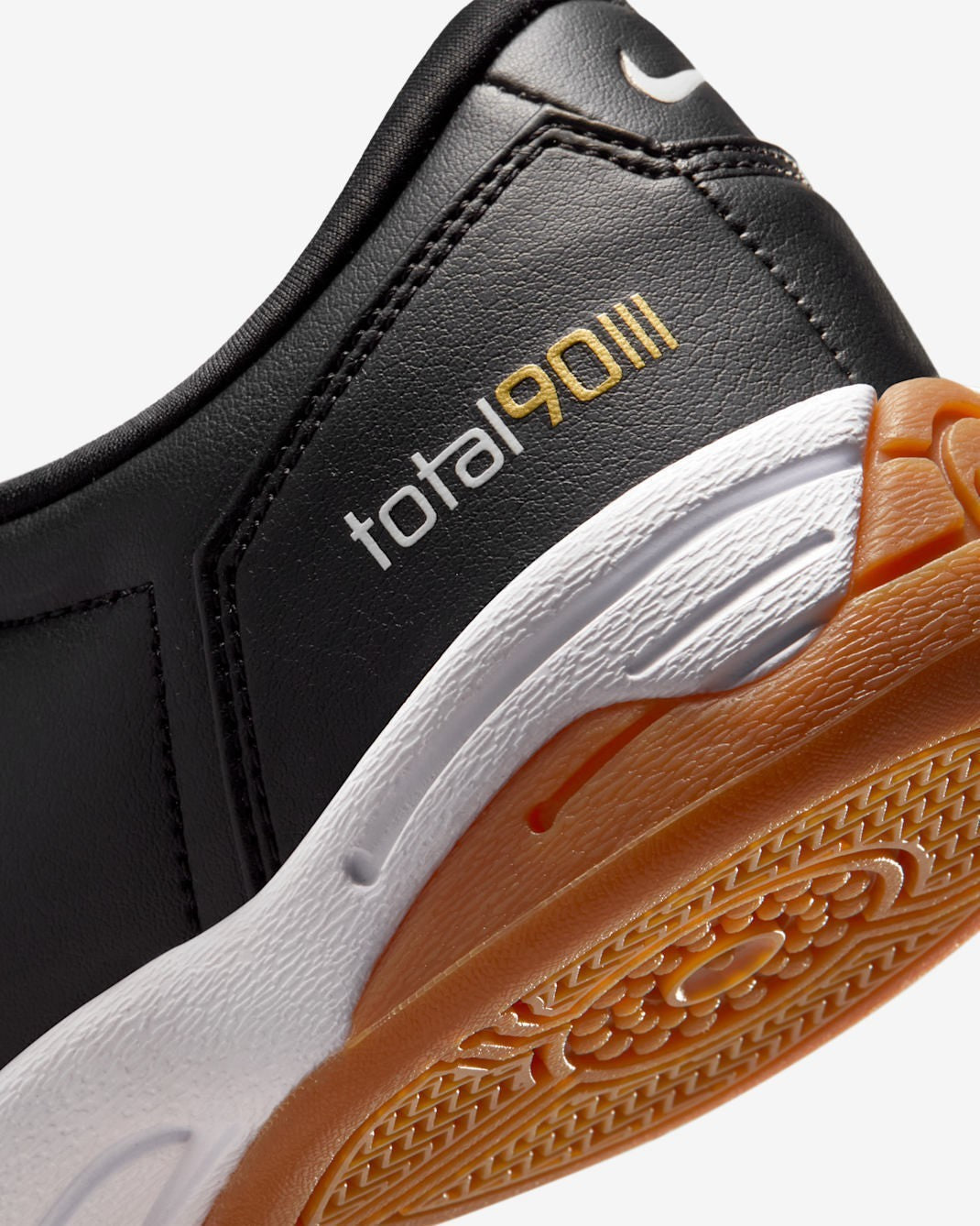 IO2387-001 Nike Total 90 3 BLACK WHITE-GUM MED BROWN-MTLC GOLD (Women's)