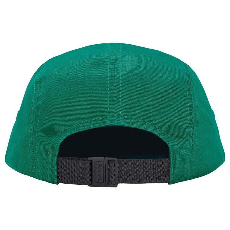 Supreme Rhinestone Label Camp Cap Green
