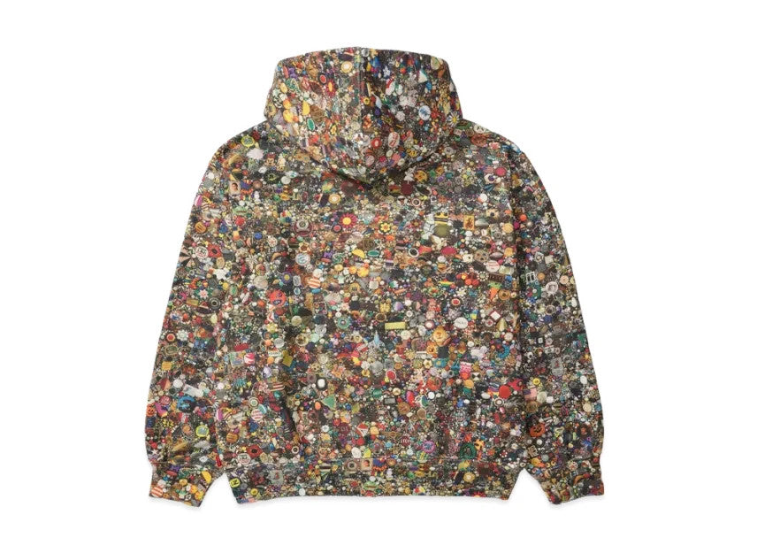 Supreme x Mike Kelley Zip Up Hooded Sweatshirt "Multicolor"