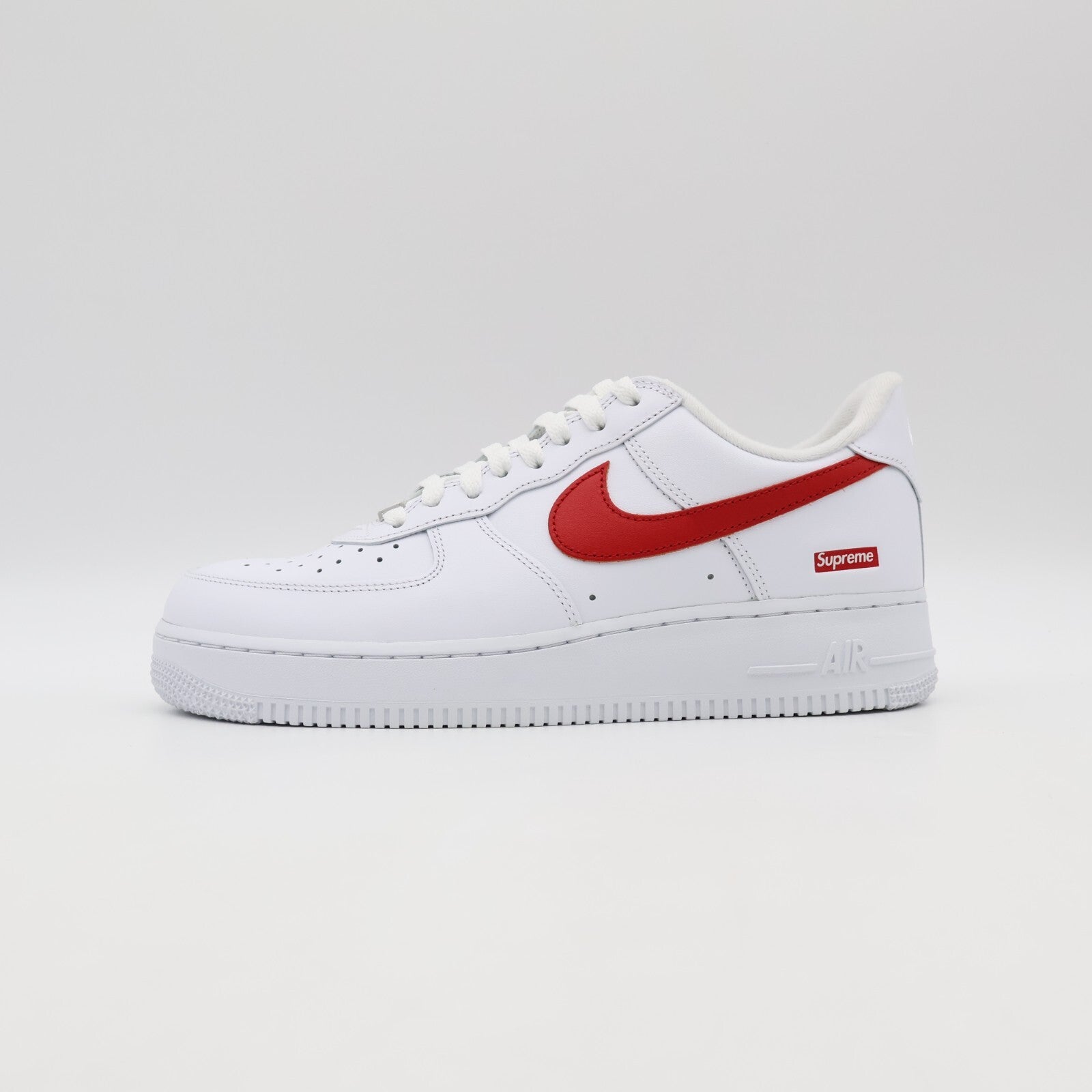 CU9225-101 Supreme Nike Air Force 1 Low China Exclusive White Speed Red (Men's)