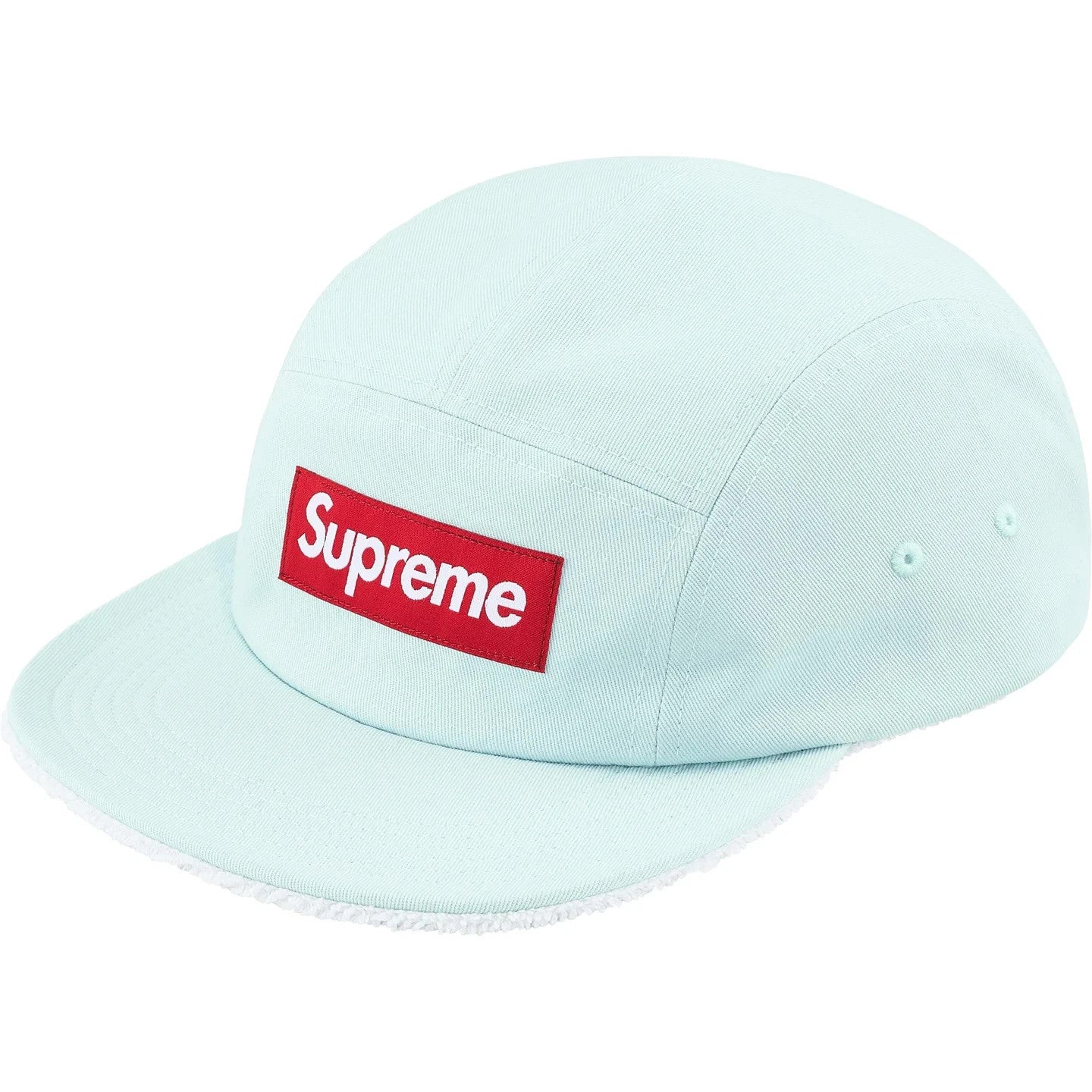 Supreme Reversible Terry Camp Cap Light Blue