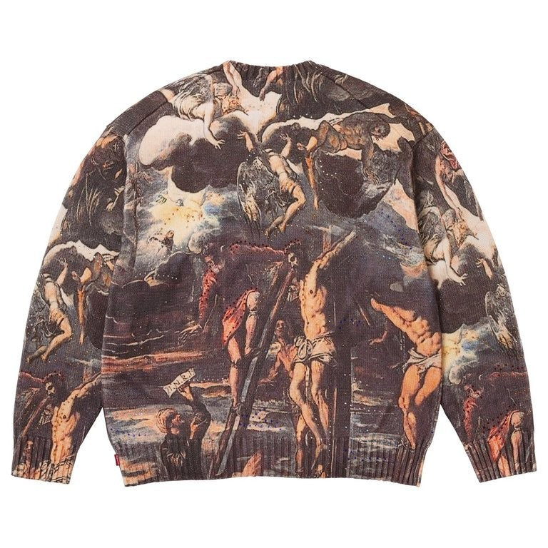 Supreme Crucifixion Sweater Multicolor