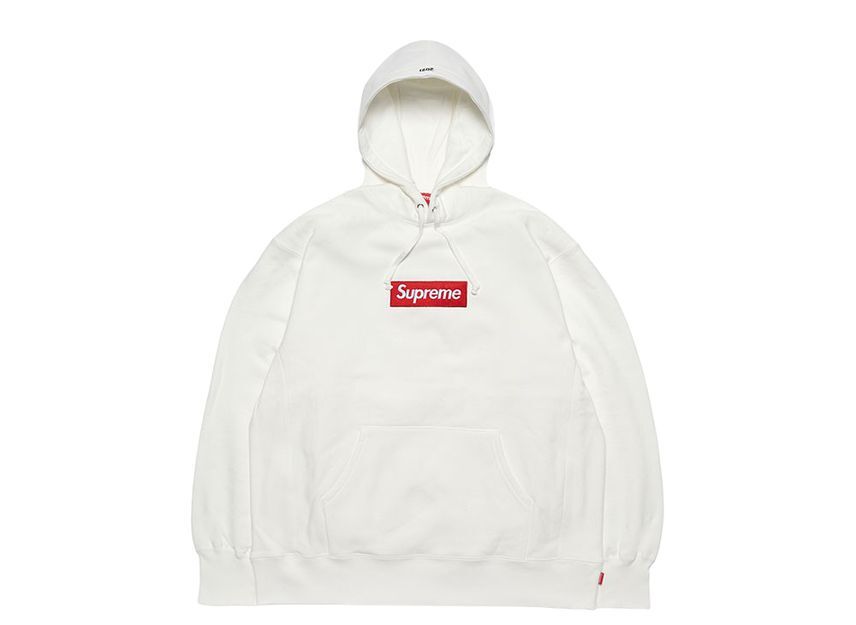 Supreme Box Logo Hooded Sweatshirt White (21FW)