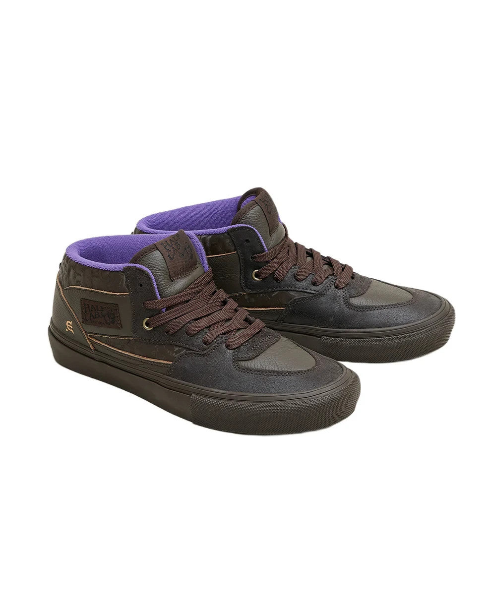 SNDN-SNKR-10892 Evisen Skateboards Ã Vans Skate Half Cab "Deep Mahogany" (Men's)