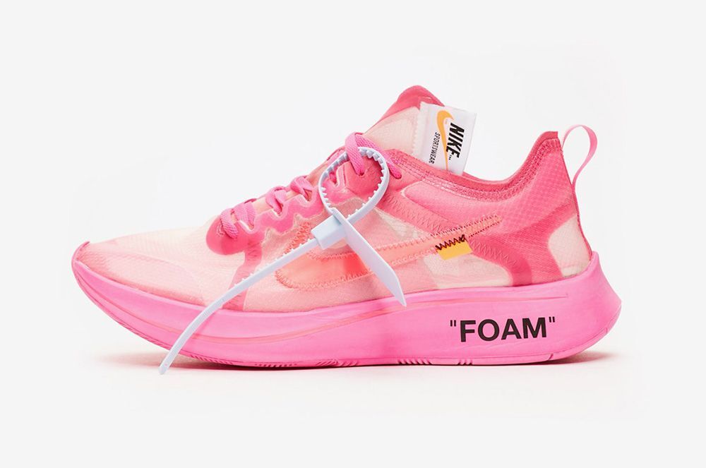 AJ4588-600 Off-White Ã Nike Zoom Fly Pink (Men's)