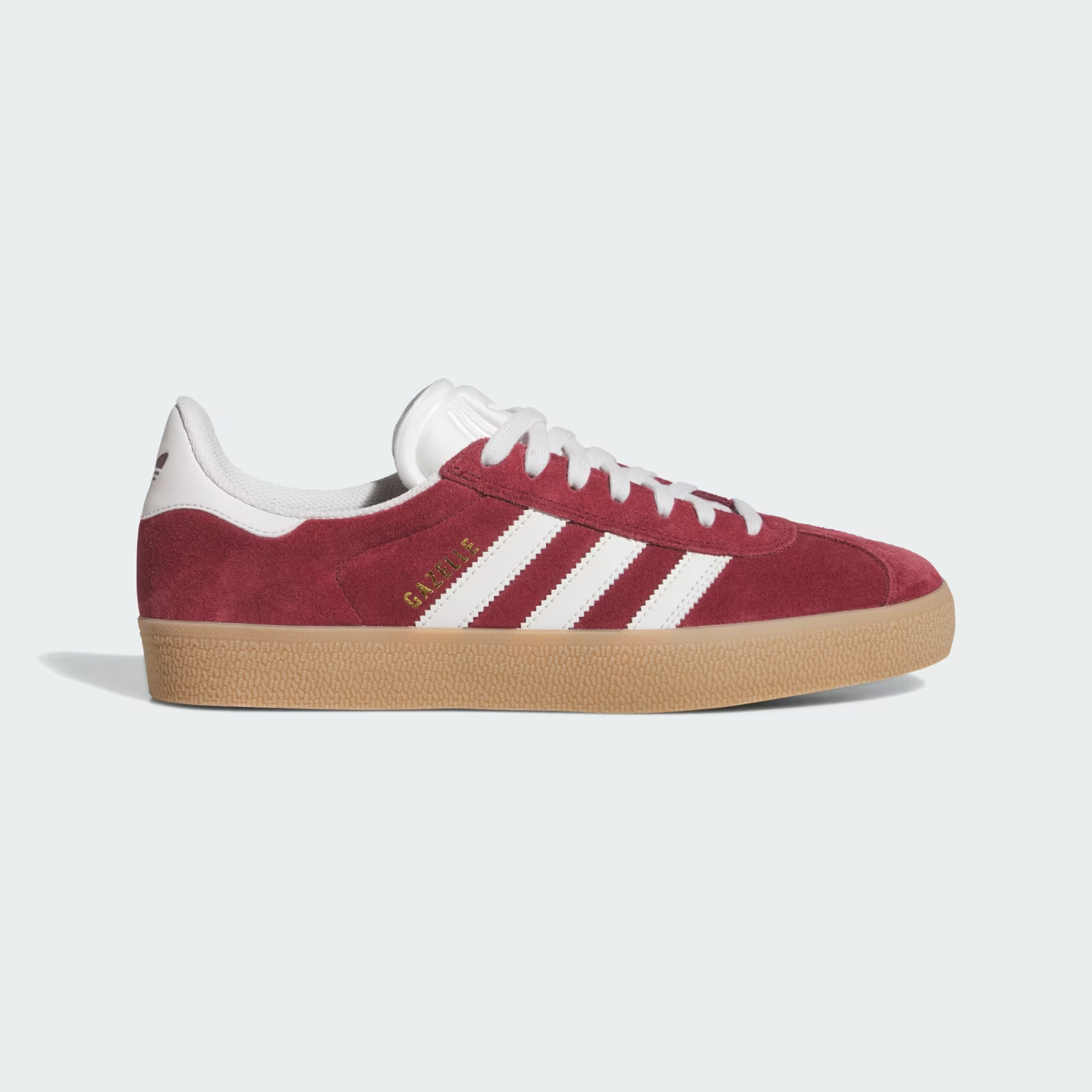 JR2000 adidas Originals Gazelle ADV Shadow Red Crystal White Gold (Men's)