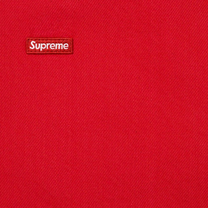 Supreme Small Box Denim Shirt Red