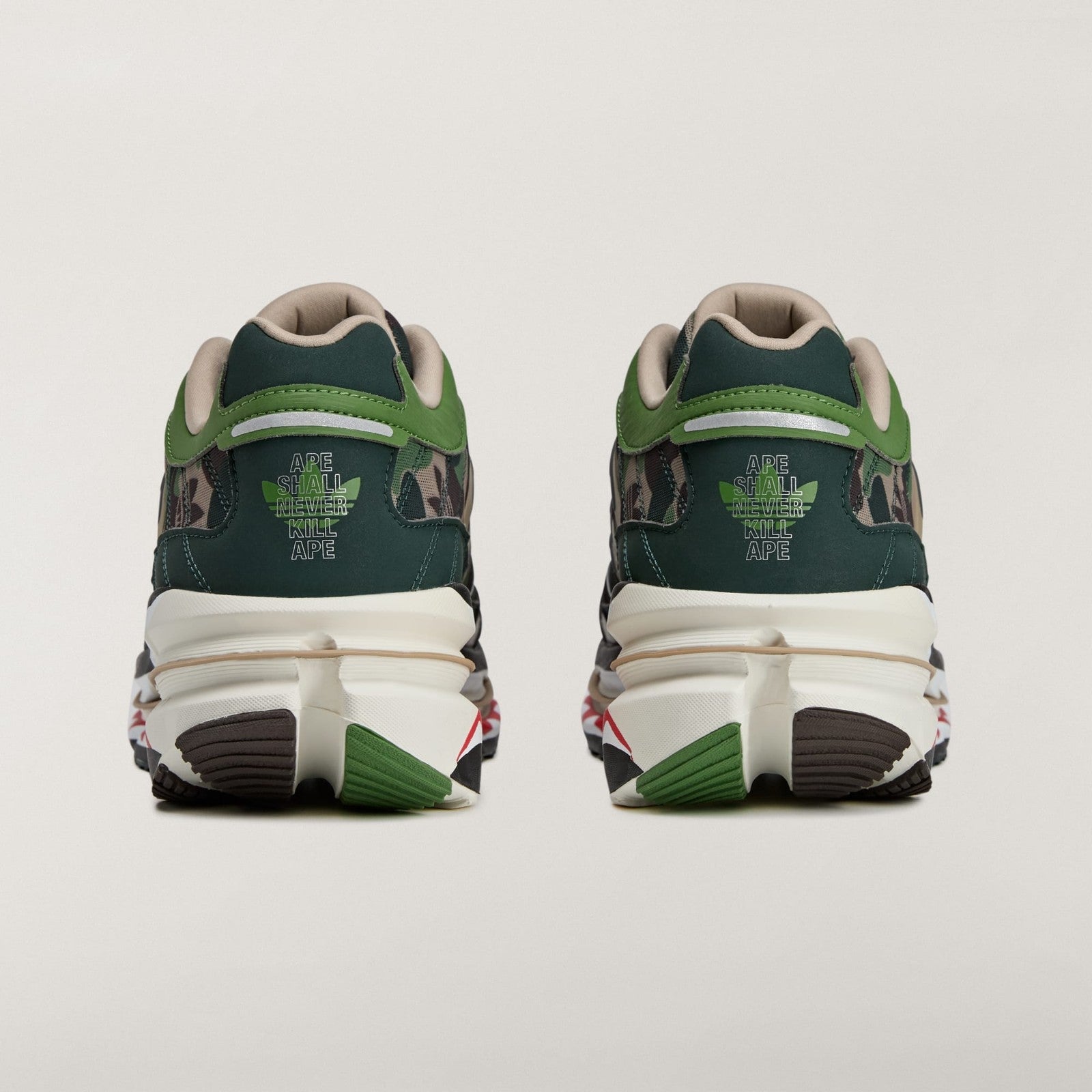 KJ8850 A BATHING APE adidas Adistar HRMY World Cup Pack Green Camo (Men's)