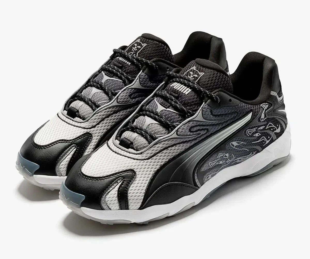 403648-01 RIPNDIP Puma Inhale PUMA Black PUMA Silver (Men's)