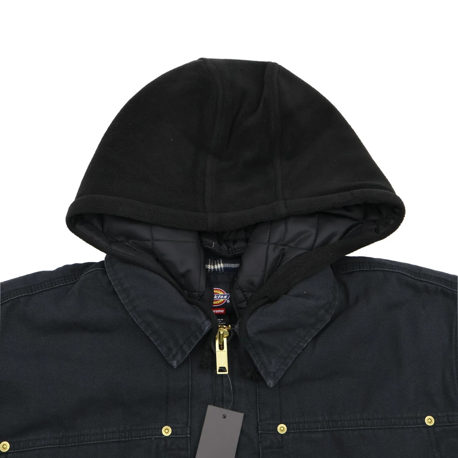 Supreme Dickies Hooded Work Jacket Black