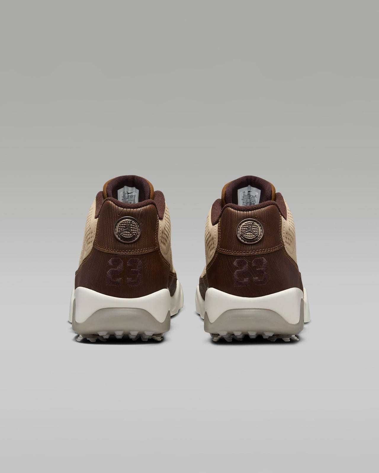 FN6929-200 Happy Life Wood Nike Air Jordan 9 Golf NRG Hemp Pecan Sail (Men's)