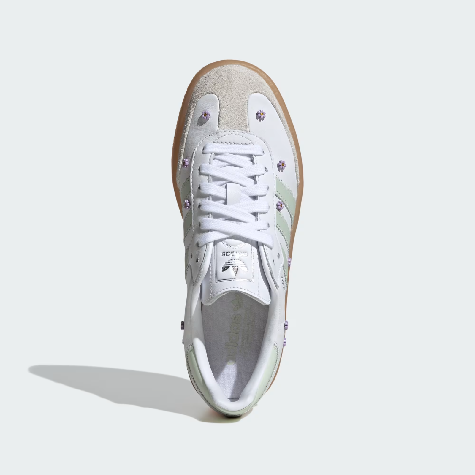 JS3954 adidas Originals  Sambae Cloud White Linen Green Gum (Women's)