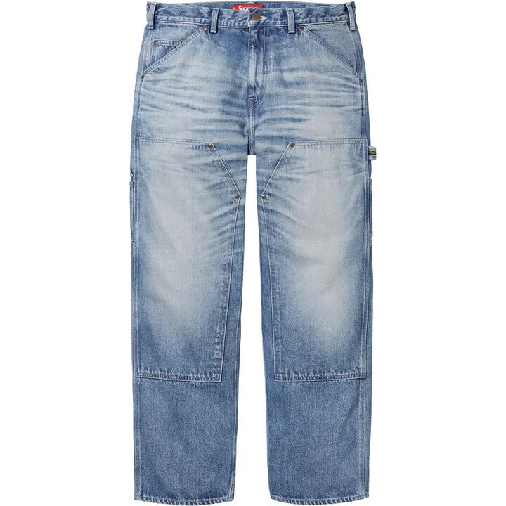 Supreme Worn Double Knee Painter Pant Denim