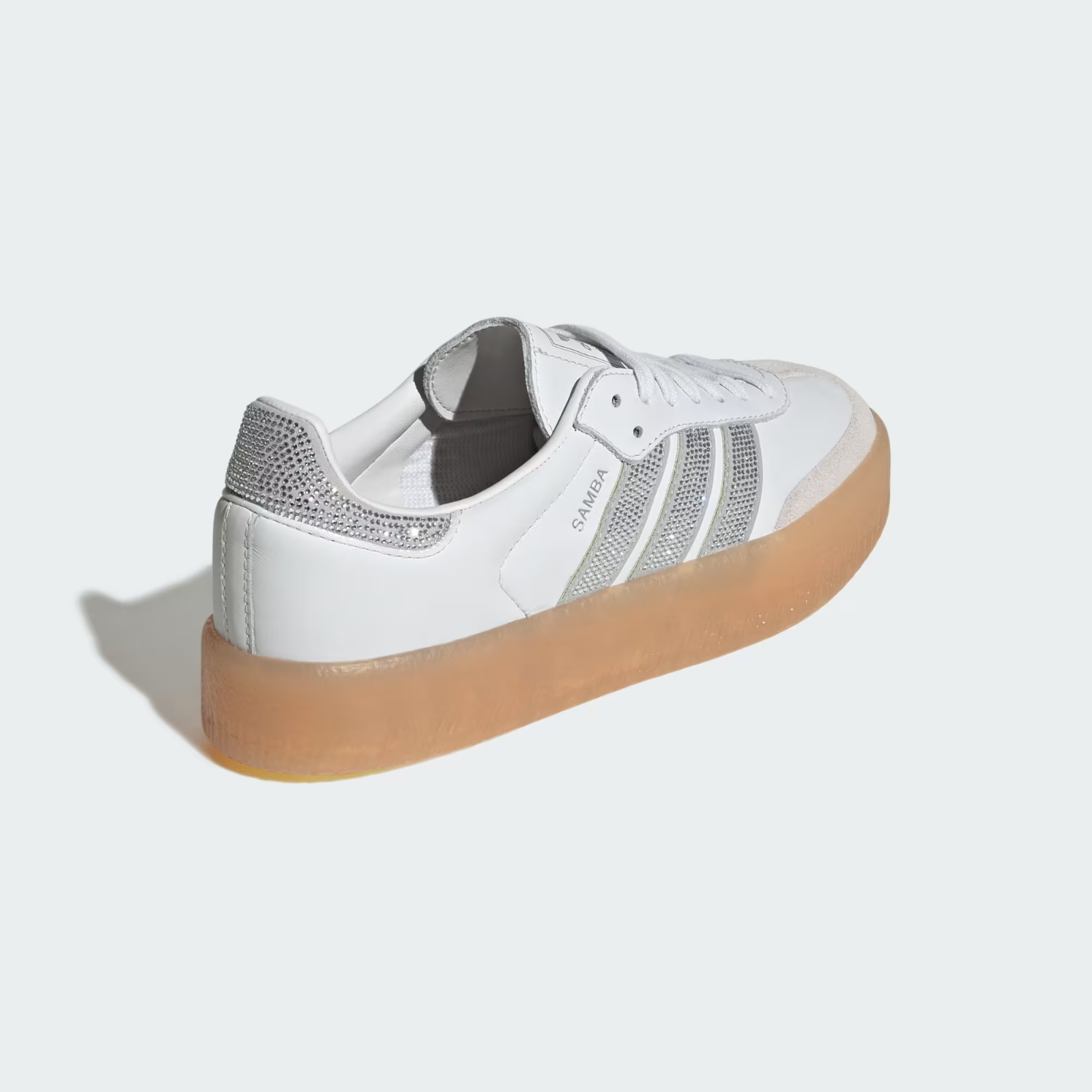 IH4046 adidas Originals Sambae Crystal White Silver Metallic Gum (Women's)