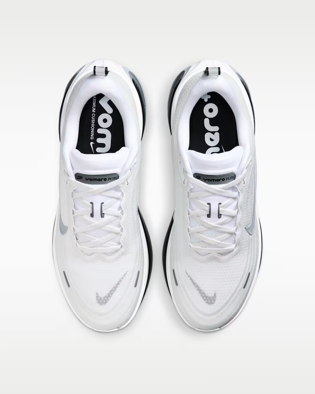 II7181-102 Nike Vomero Plus White Black (Men's)