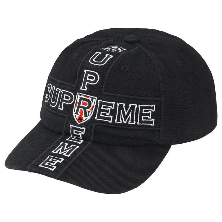 Supreme Cross 6-Panel Black