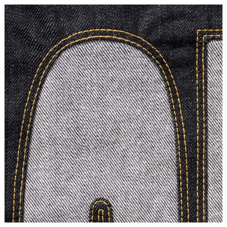 Supreme Inset Spellout Baggy Jean Rigid Indigo