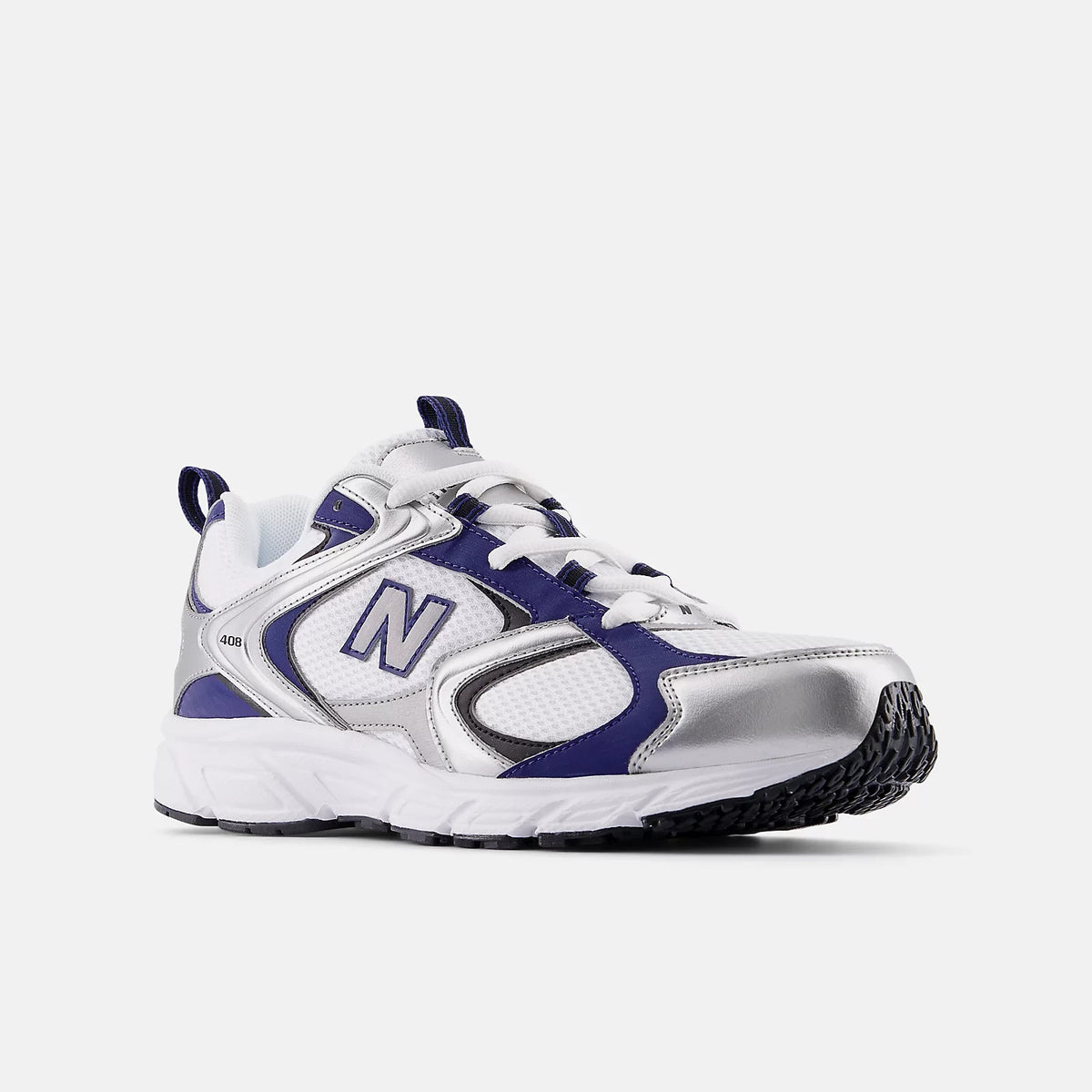 U40825M New Balance 408 "White/Silver Metallic And Blue Oyster"